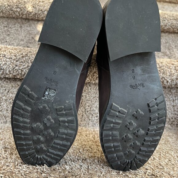 Coach Easton  Women's Tall Brown Side Zip Leather Boots. - Picture 11 of 13